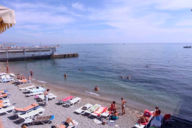 отель Сказка Алушта, пляж